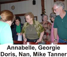 Annabelle, Georgie, Doris, Nan, Mike.