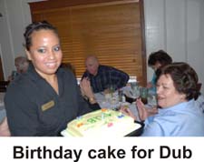 Birthday cake for Dub.