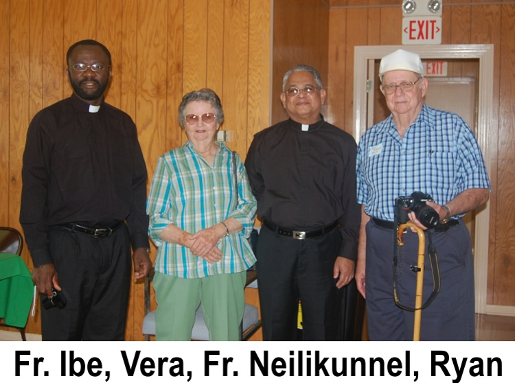 11 G3 Fr. Ibe, Vera, Fr. Neilikunnel, Ryan